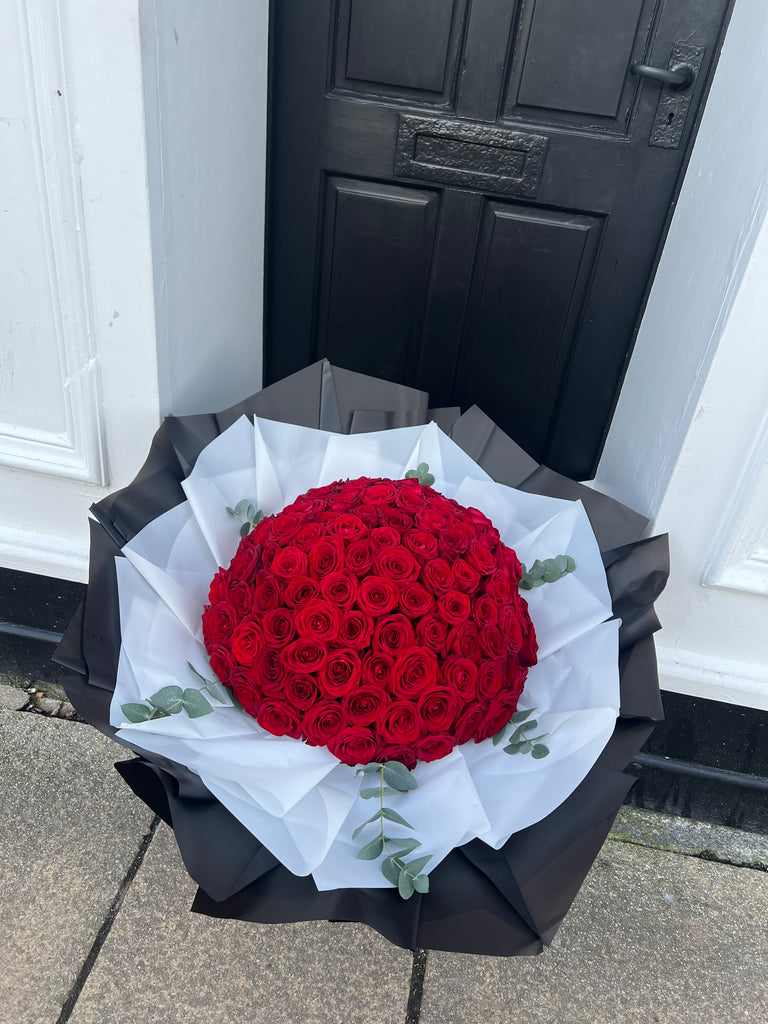 Pure Red Rose Dome